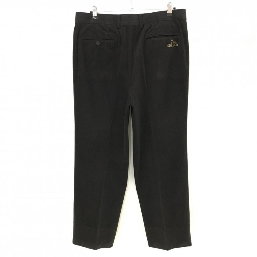 ADABAT ブラウン ゴルフパンツ アダバット コーデュロイパンツ ブラウン シンプル スラックス メンズ