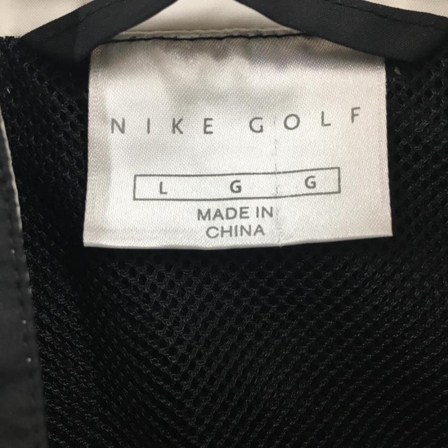 極美品 00s NIKE GOLF 半袖スニード 旧ロゴ ブラック メンズ NIKE（ナイキ） ナイキゴルフ 半袖スニード 黒 STORM-FIT5 ブルゾン