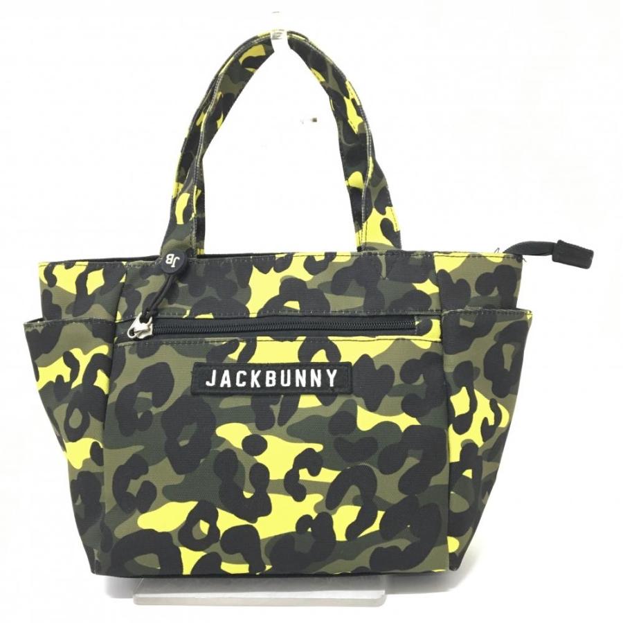 超美品】ジャックバニー カートバッグ カーキ×イエロー×黒 超美品】ジャックバニー カートバッグ カーキ×イエロー×黒
