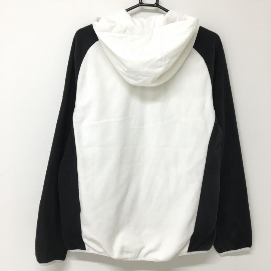 Callaway（キャロウェイ） 中綿ジャケット 白×黒 フリース切替 フード