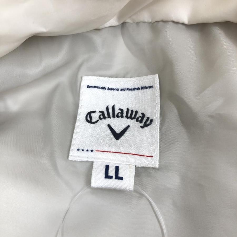 Callaway キャロウェイ ダウンベスト 白 メンズ LL ゴルフウェア Callaway キャロウェイ ダウンベスト 白 メンズ LL ゴルフウェア