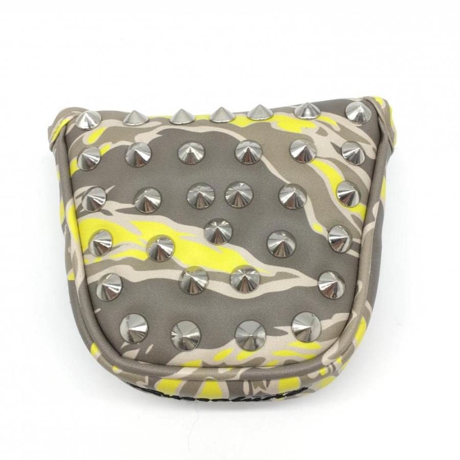 ラッセルノ パターカバー シルバー×イエロー カモフラ ルチャマスク