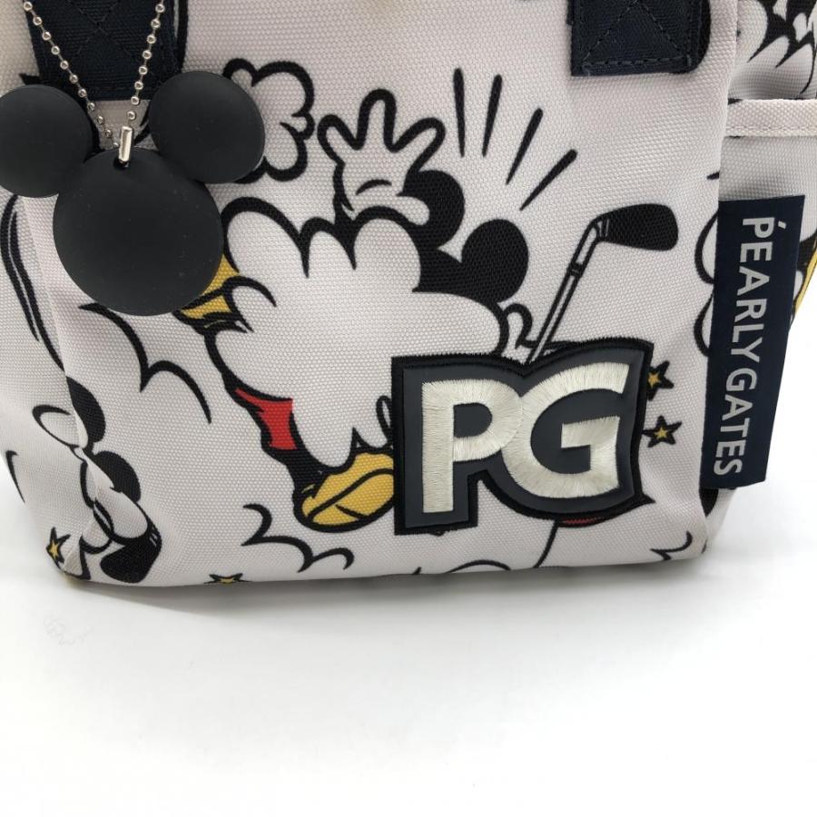 PEARLY GATES パーリーゲイツ×Disney カートバッグ 白×黒 PEARLY GATES パーリーゲイツ×Disney カートバッグ 白×黒
