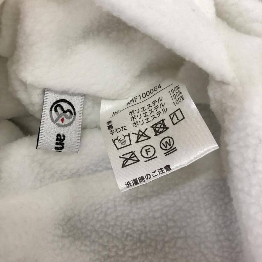 and per se（アンパスィ） 中綿リバーシブルベスト ネイビー×白 裏一部