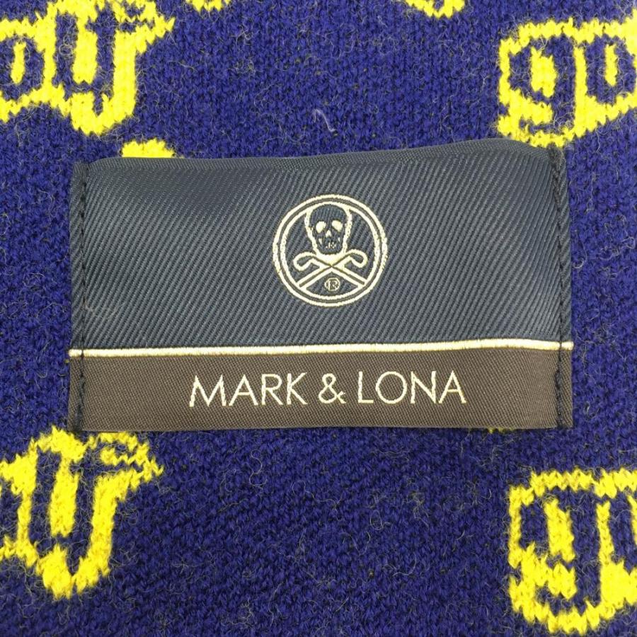 MARK&LONA マークアンドロナ ニットネックウォーマー ネイビー MARK&LONA マークアンドロナ ニットネックウォーマー ネイビー
