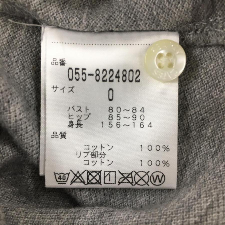 PEARLY GATES（パーリーゲイツ） 半袖ポロワンピース グレー ロゴ