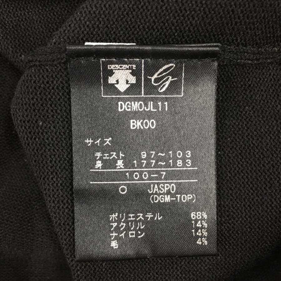 DESCENTE（デサント） デサントゴルフ セーター 黒 ニット 中田英寿 袖