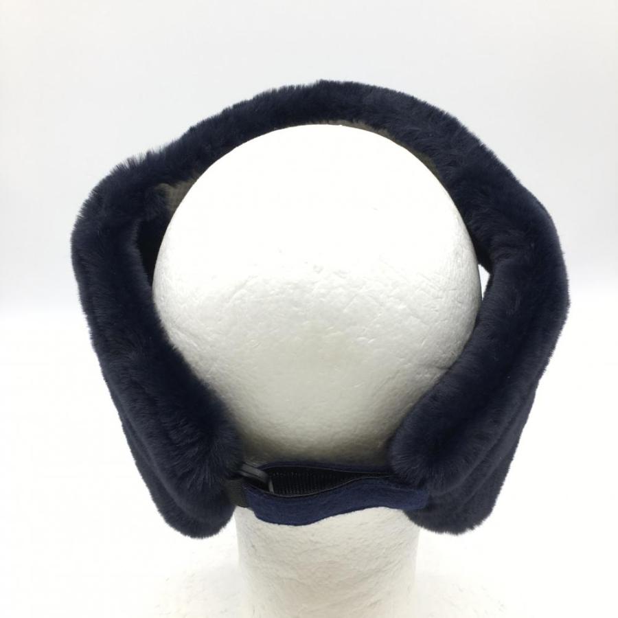 BEAMS（ビームス） ビームスゴルフ 耳当て付サンバイザー ネイビー