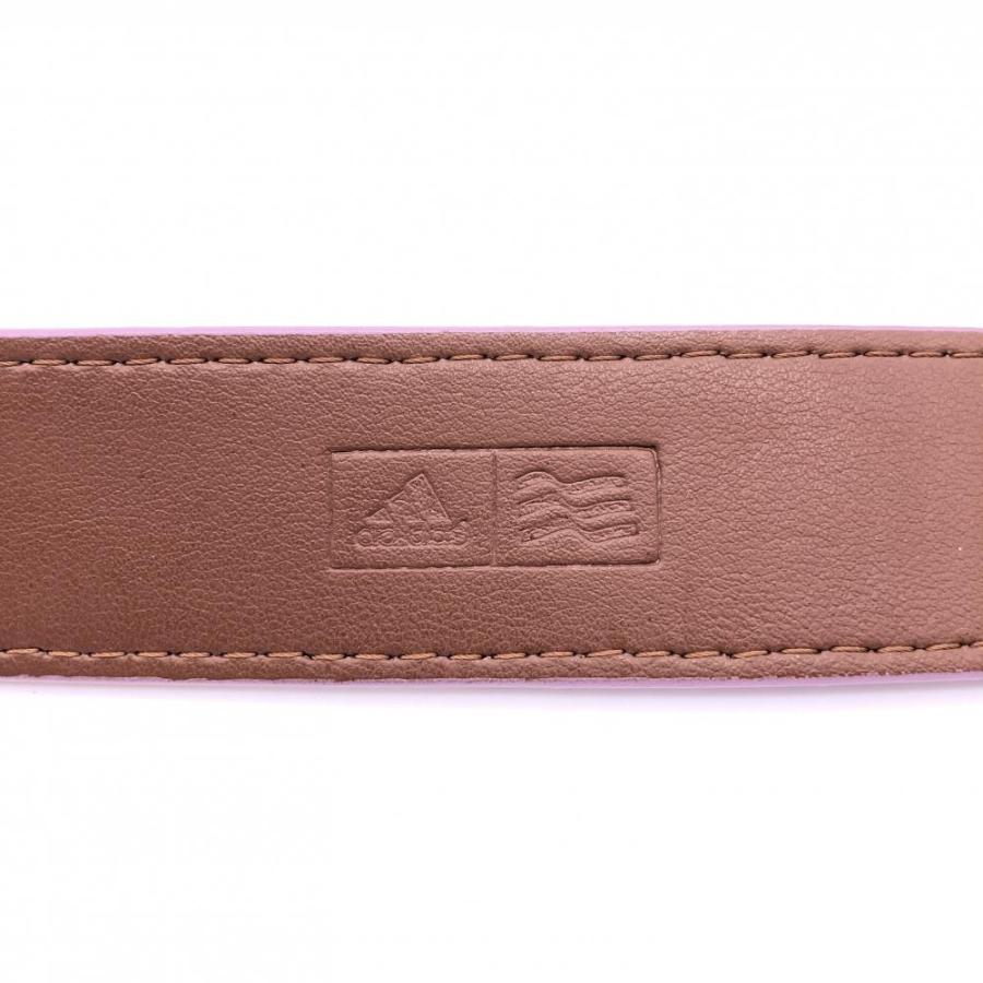 adidas（アディダス） トップ式ベルト パープル シルバーバックル