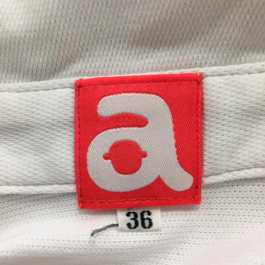 archivio アルチビオ 半袖ポロシャツ 白×黒 前立てドット archivio アルチビオ 半袖ポロシャツ 白×黒 前立てドット