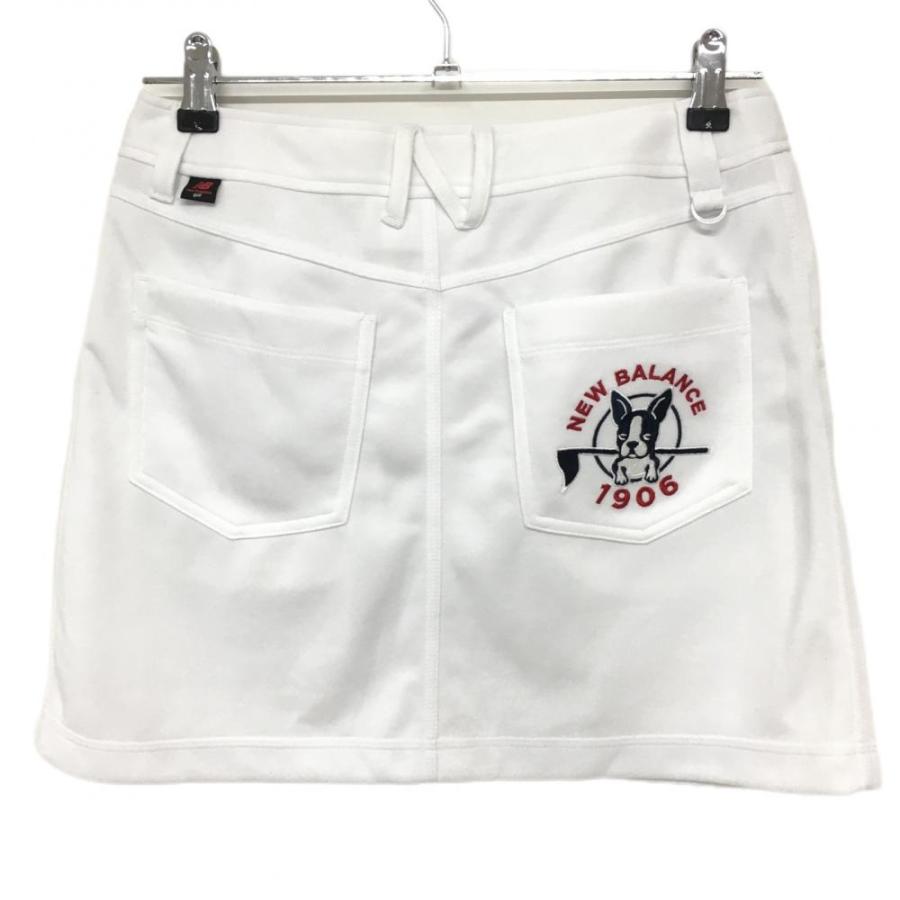New Balance（ニューバランス） スカート 白 刺しゅう ストレッチ