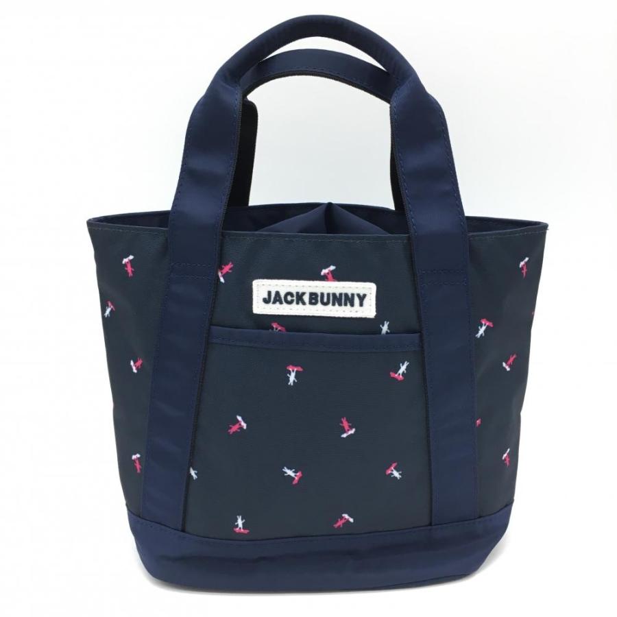 Jack Bunny!!（ジャックバニー） カートバッグ ネイビー ウサギ総柄