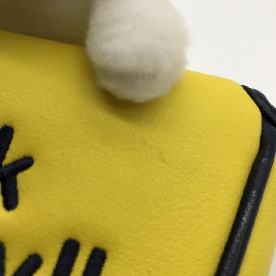 美品】ジャックバニー パターカバー イエロー×ネイビー うさぎ付