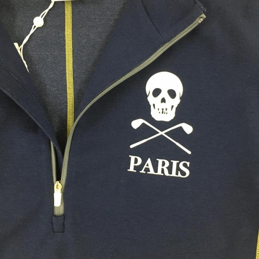 MARK&LONA マークアンドロナ ハーフジップ ハイネック メンズ ロゴ