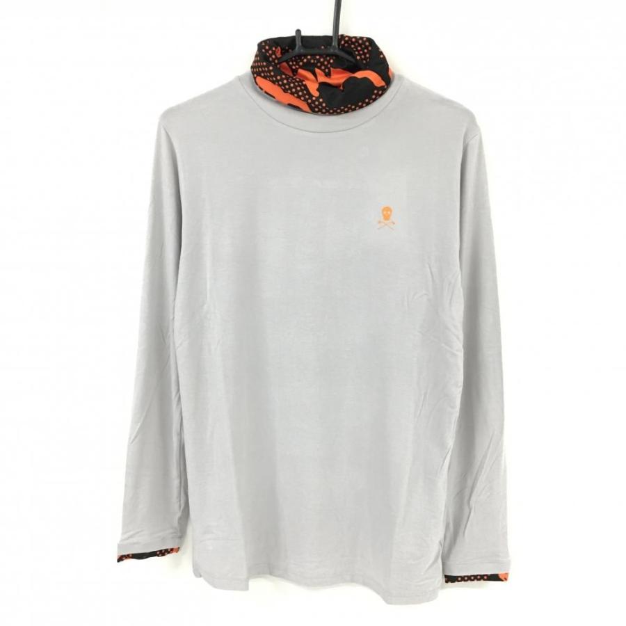 MARK & LONA タートルネックシャツ グレー 冬用