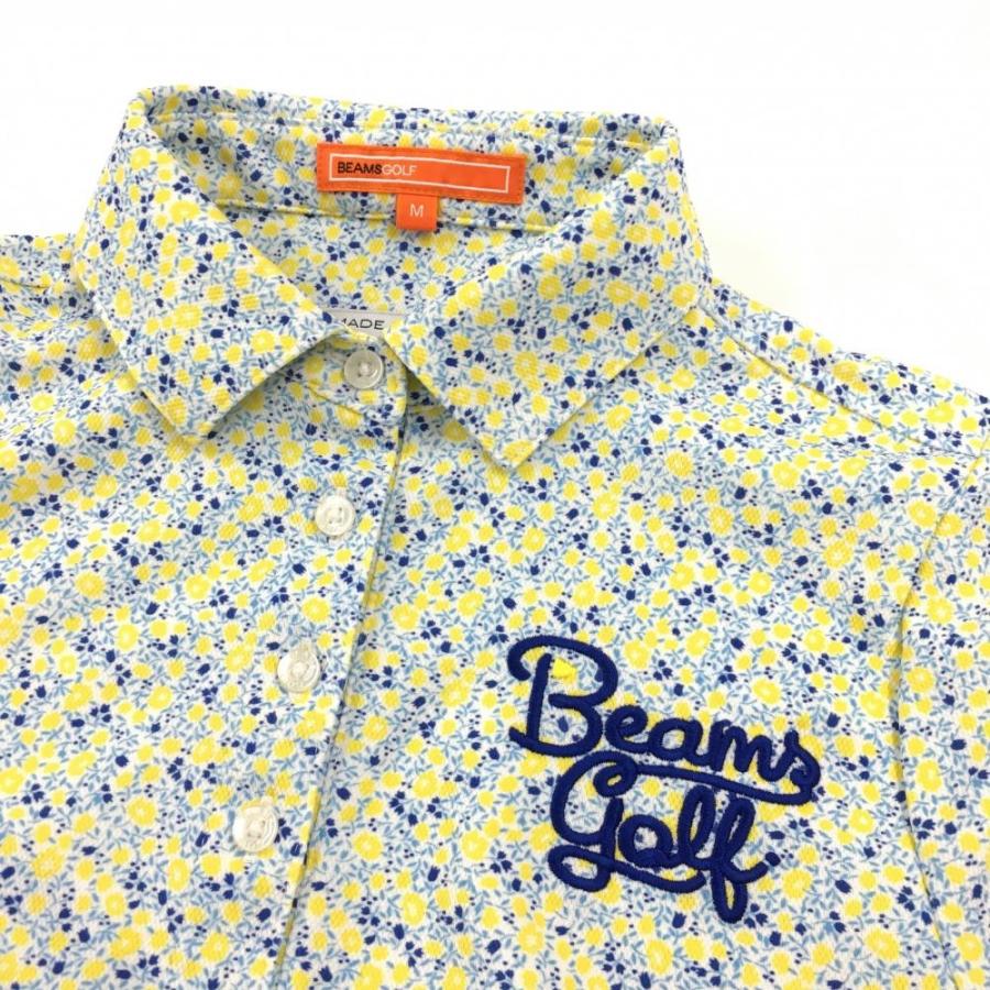 極美品 ビームスゴルフ 半袖ポロシャツ Lサイズ ゴルフウェア 黄色 日本製 極美品 ビームスゴルフ 半袖ポロシャツ Lサイズ ゴルフウェア