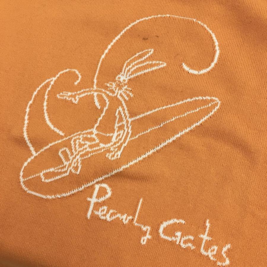 PEARLY GATES（パーリーゲイツ） セーター オレンジ×白 ラビット