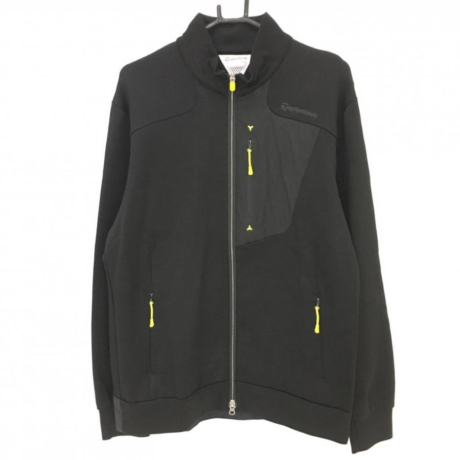 TaylorMade 黒 ジップアップジャケット TaylorMade（テーラーメイド） ジャケットブルゾン 黒 ダブルジップ