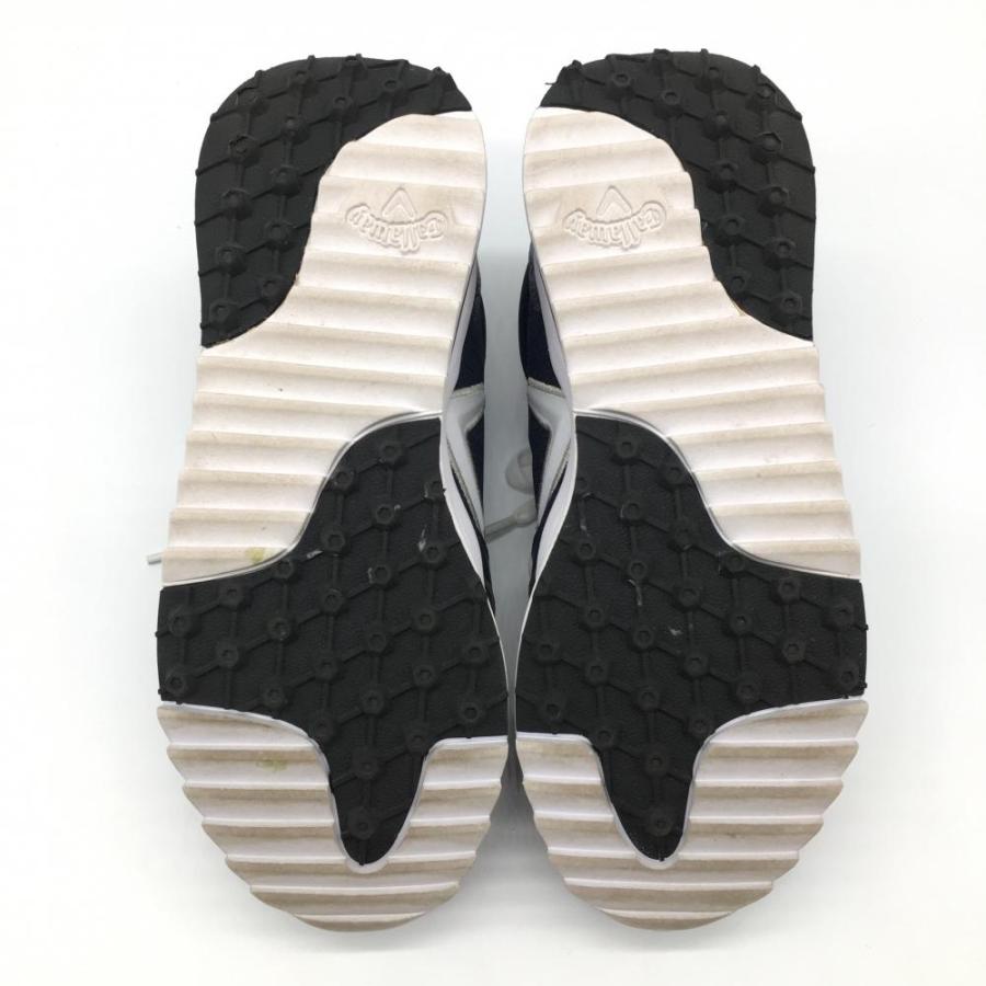 超美品】キャロウェイ ゴルフシューズ ネイビー×白 スパイクレス