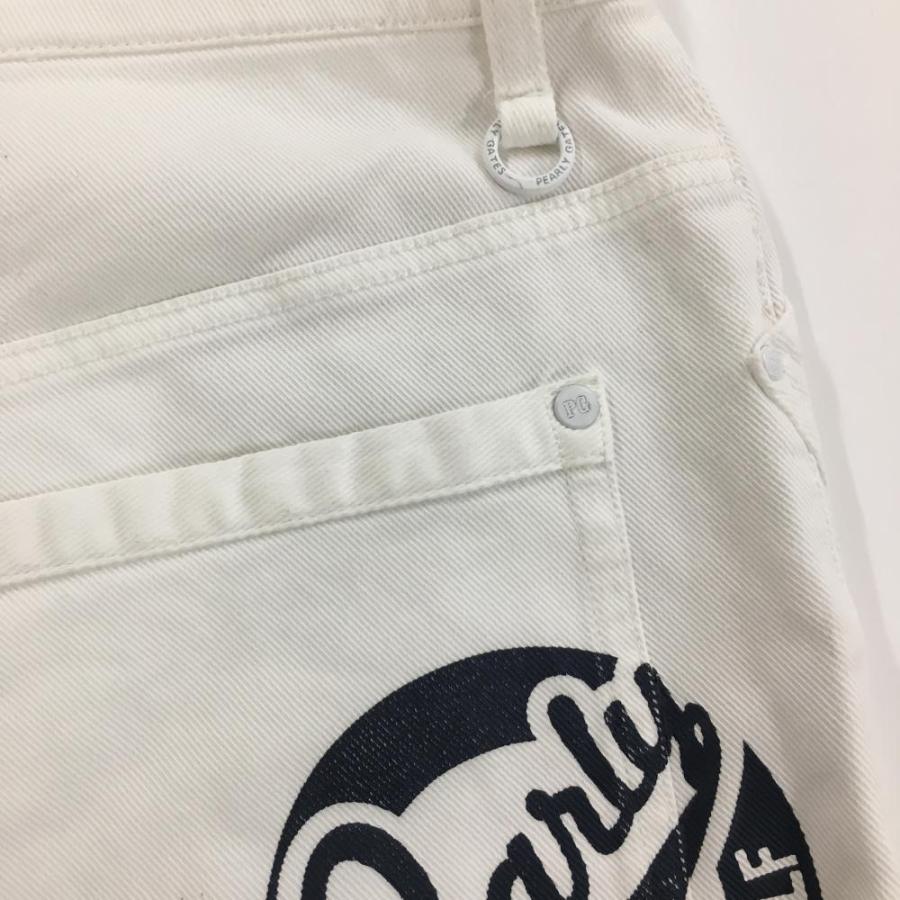 PEARLY GATES（パーリーゲイツ） パンツ 白 ティー装着可 バック