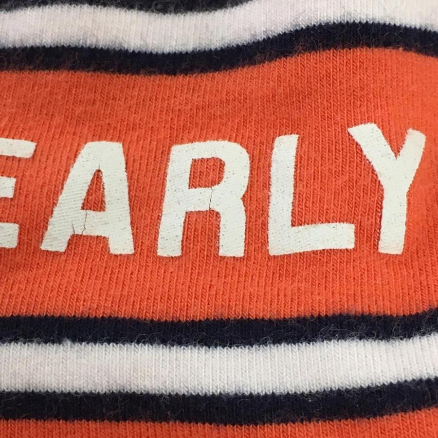 新品タグ付き　PEARLY GATES ハイネックシャツ LL PEARLY GATES パーリーゲイツ 長袖ハイネックシャツ オレンジ×白