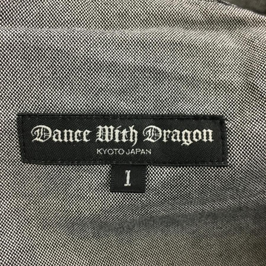 Dance With Dragon ダンスウィズドラゴン パンツ 黒×グレー 前後