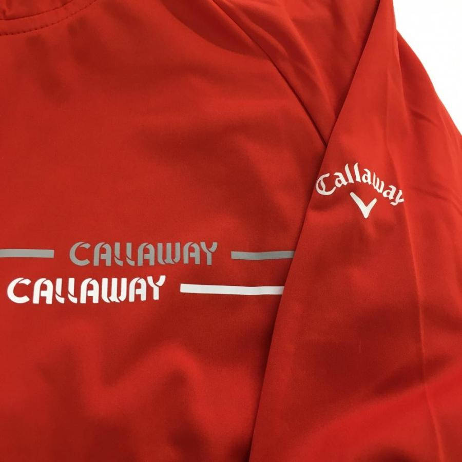 Callaway（キャロウェイ） ジップパーカー レッド ストレッチ 薄手