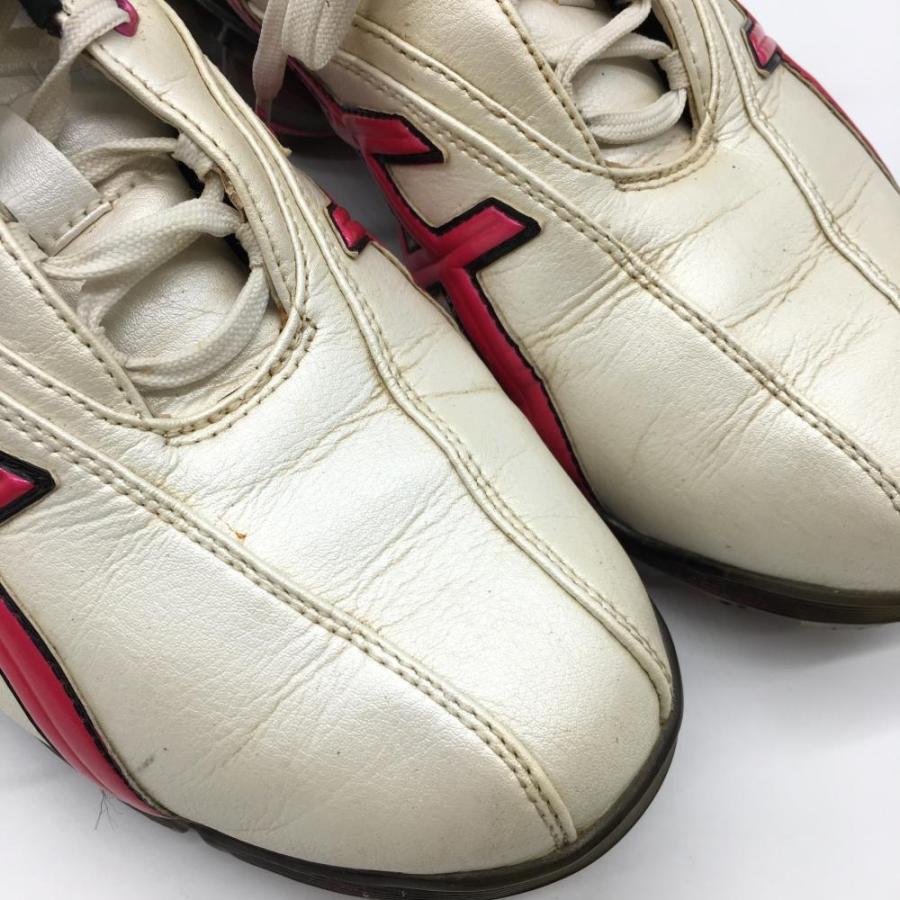 ASICS（アシックス） ゴルフシューズ 白×ピンク TGN105 ゲルエースプロ