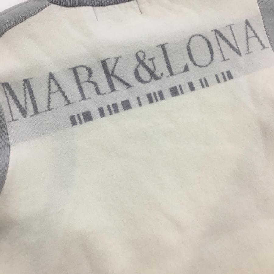 MARK&LONA（マークアンドロナ） セーター 白×グレー ニット シリコン