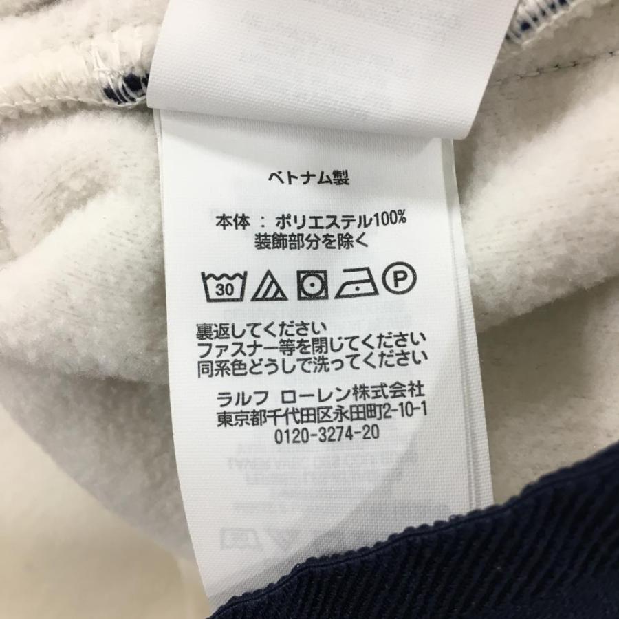 RLX RLXラルフローレン ボアブルゾン 白×ネイビー 縁取り RLX RLXラルフローレン ボアブルゾン 白×ネイビー 縁取り