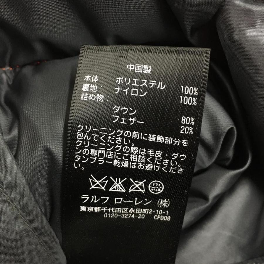 超美品】ラルフローレン ダウンベスト 蛍光オレンジ ダウン80