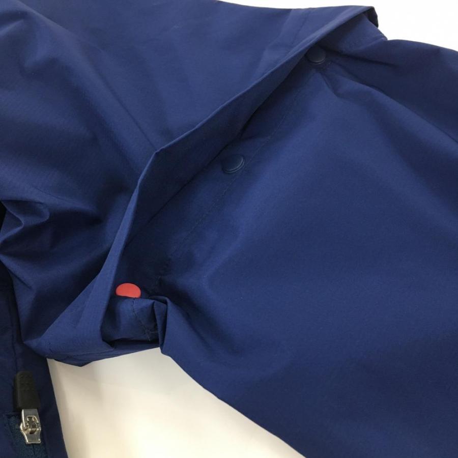 超美品】パーリーゲイツ 2WAYスニード ネイビー フロッキーロゴ白 袖