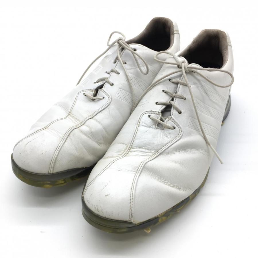 adidas ゴルフシューズ ホワイト【新品未使用】 アディダス ゴルフシューズ 白 アディピュア Q44673 メンズ 27.0
