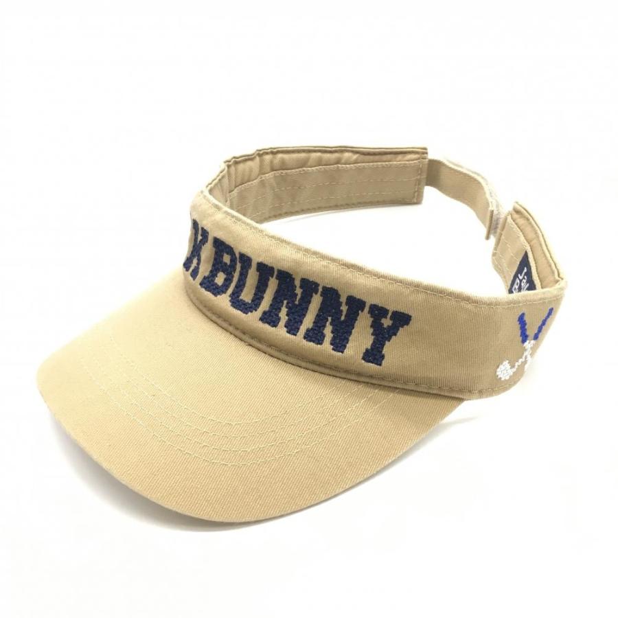 Jack Bunny!!（ジャックバニー） サンバイザー ブラウン×ネイビー ロゴ