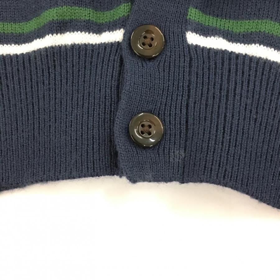 Callaway（キャロウェイ） ニットカーディガン ネイビー×グリーン