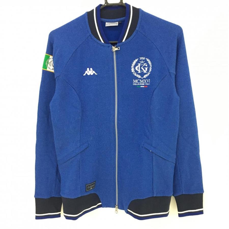 Kappa（カッパ） ブルゾン ジャケット ブルー×ネイビー 微起毛 ダブル