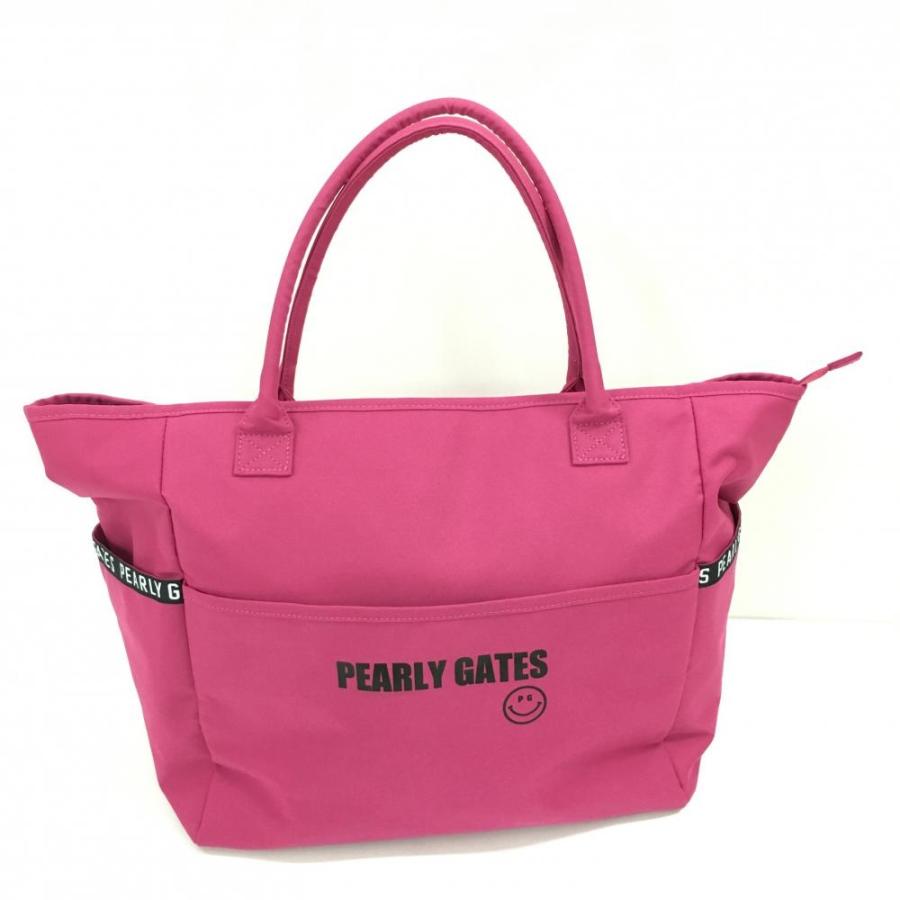 PEARLY GATES パーリーゲイツ ロッカーバッグ ピンク×黒 ニコ PEARLY GATES パーリーゲイツ ロッカーバッグ ピンク×黒 ニコ