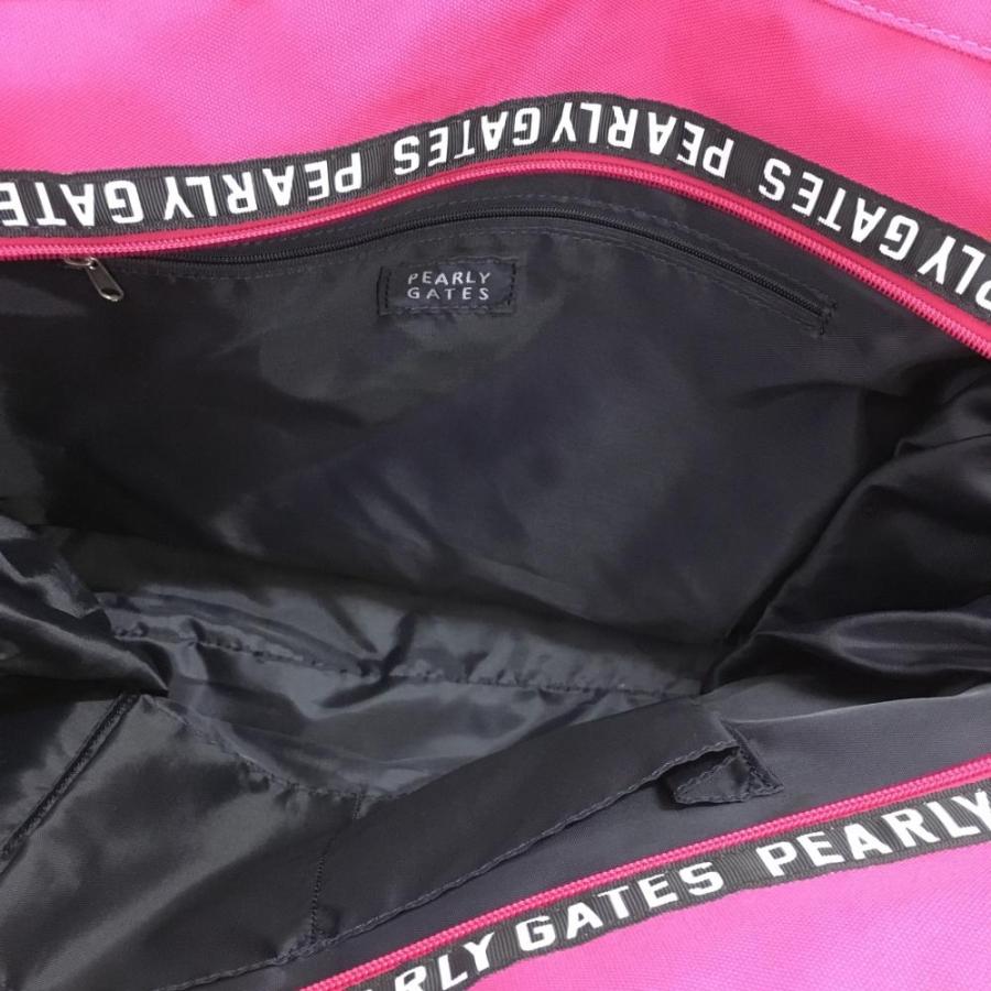 PEARLY GATES パーリーゲイツ ロッカーバッグ ピンク×黒 ニコ PEARLY GATES パーリーゲイツ ロッカーバッグ ピンク×黒 ニコ