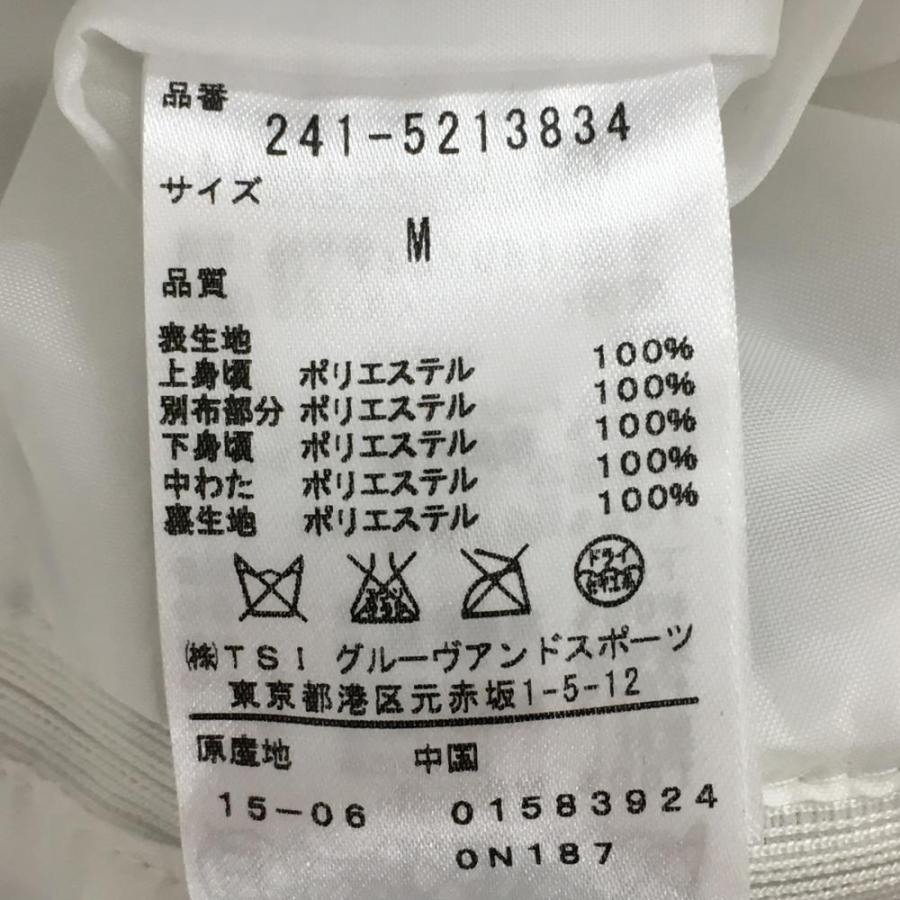 Callaway キャロウェイ 2WAY中綿ワンピース 白×ネイビー ドット