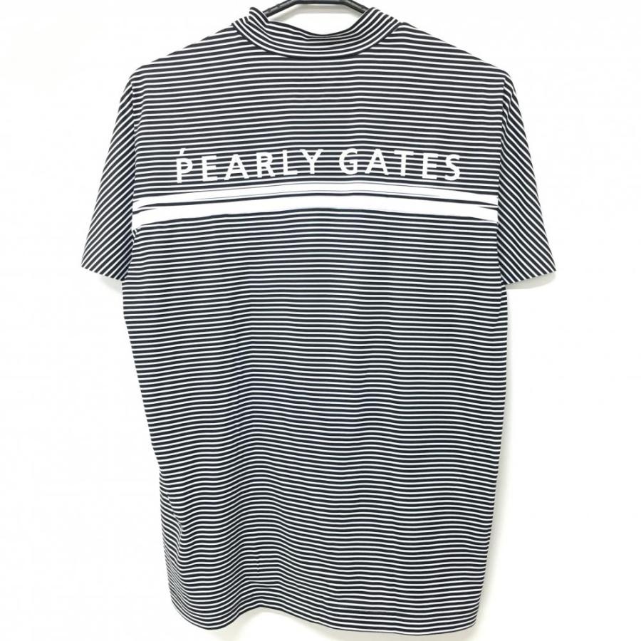 新品！パーリーゲイツ　pggメンズハイネック半袖サイズ4　濃紺 PGG PEARLY GATES パーリーゲイツ ハイネック半袖Tシャツ