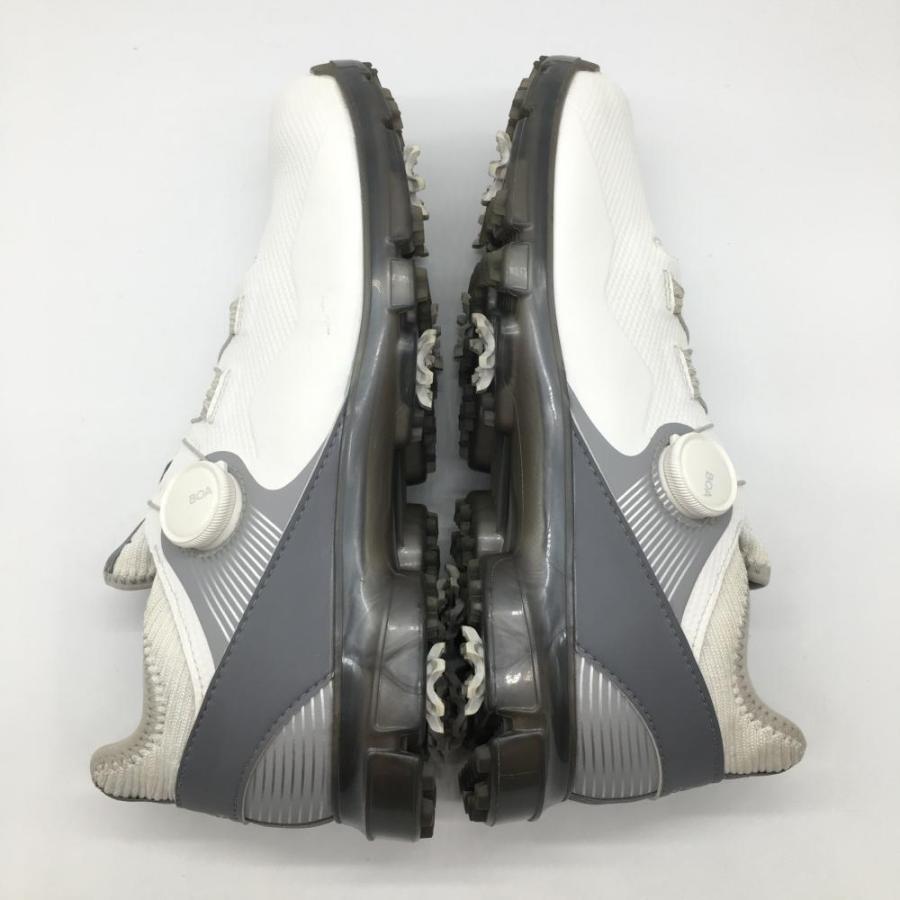 アディダス ゴルフシューズ 白×グレー アルファフレックス21ボア