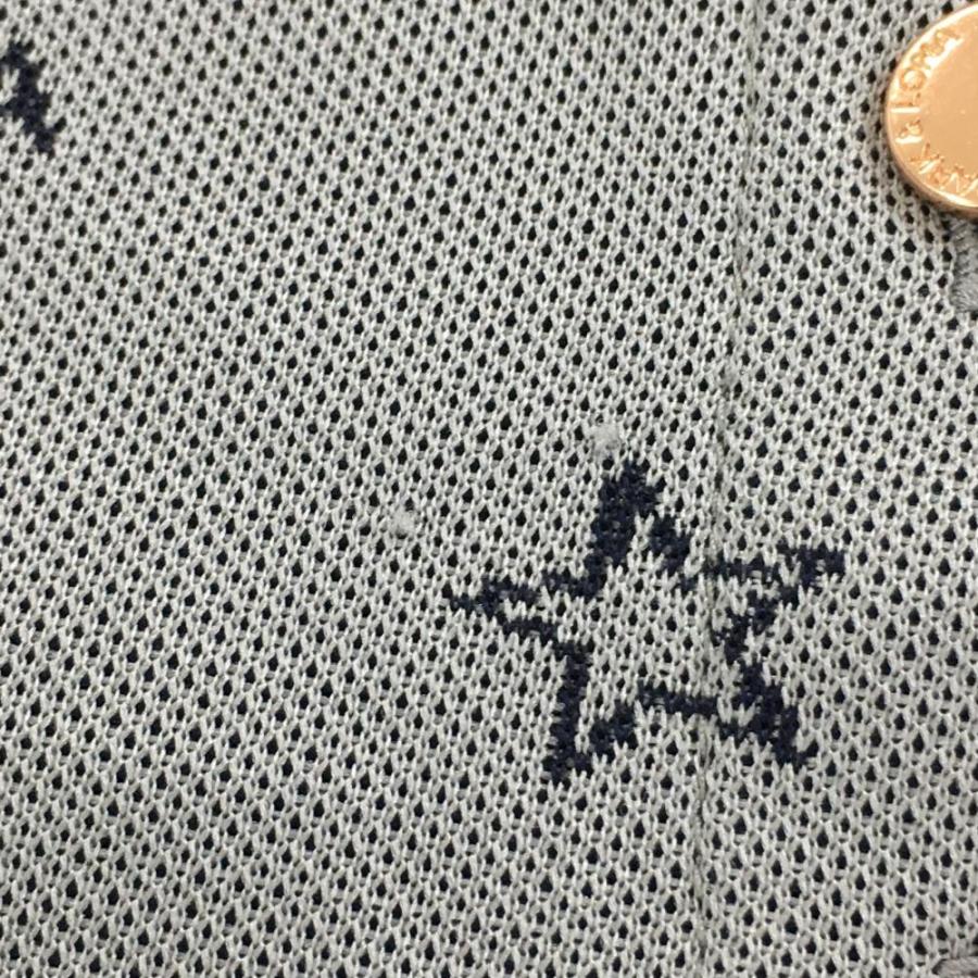 MARK&LONA（マークアンドロナ） 半袖ポロシャツ グレー×ネイビー