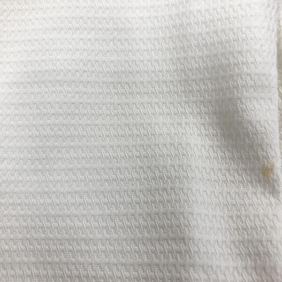 美品】アンパスィ ストレッチパンツ 白 織生地 裏地付き レディース M