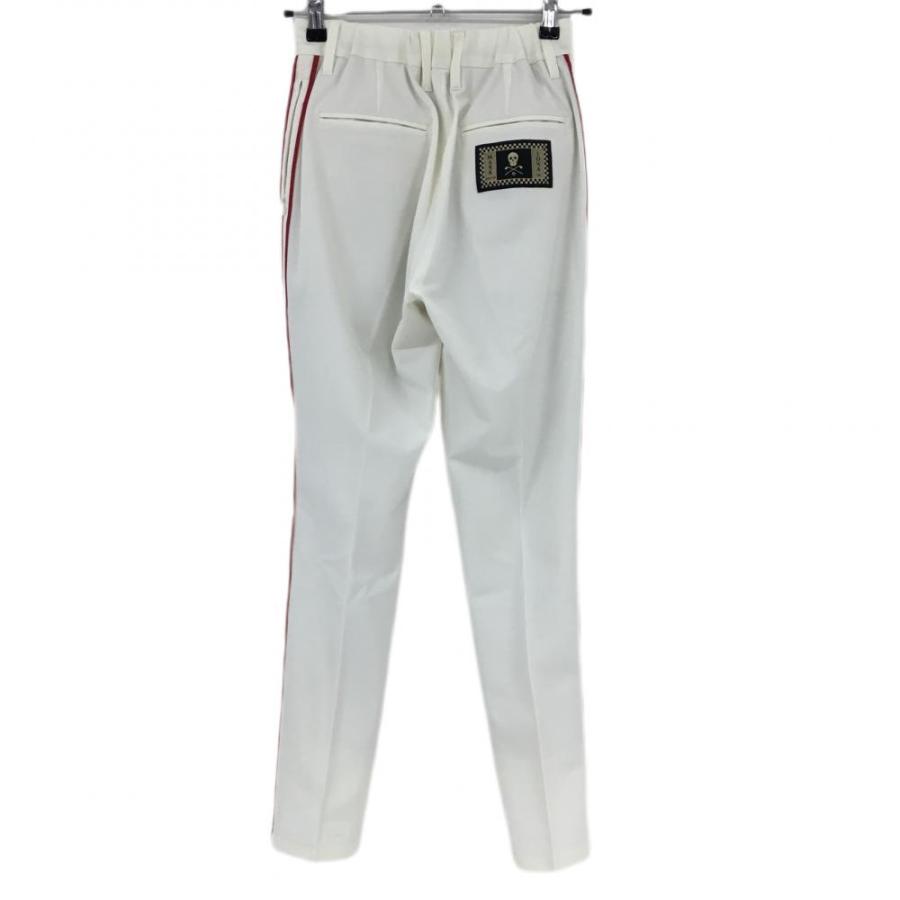 MARK&LONA（マークアンドロナ） ストレッチパンツ アイボリー×レッド