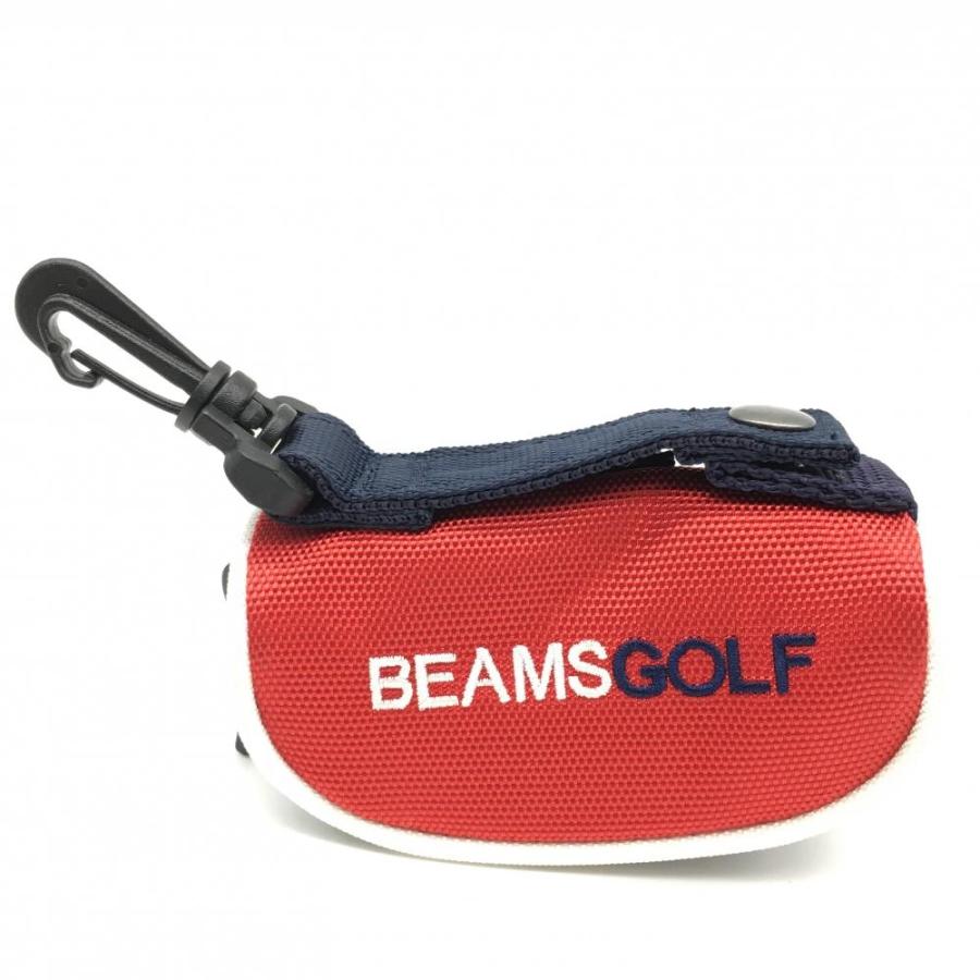 BEAMS（ビームス） ビームスゴルフ ボールポーチ トリコロールカラー