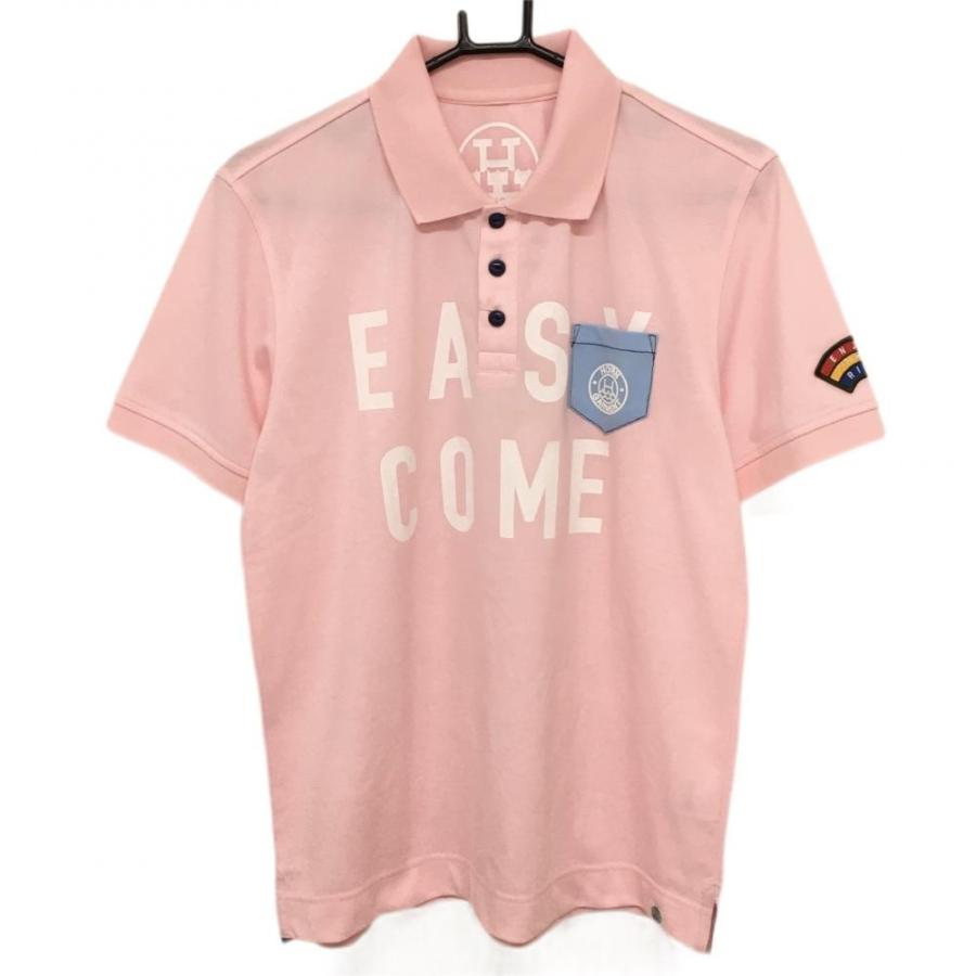 送料無料☆MARK&LONAポロシャツ☆ピンクM あやしい 