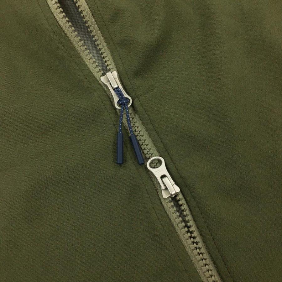 新品】ロサーセン ジャケットブルゾン カーキ×白 UVケア 吸水速乾