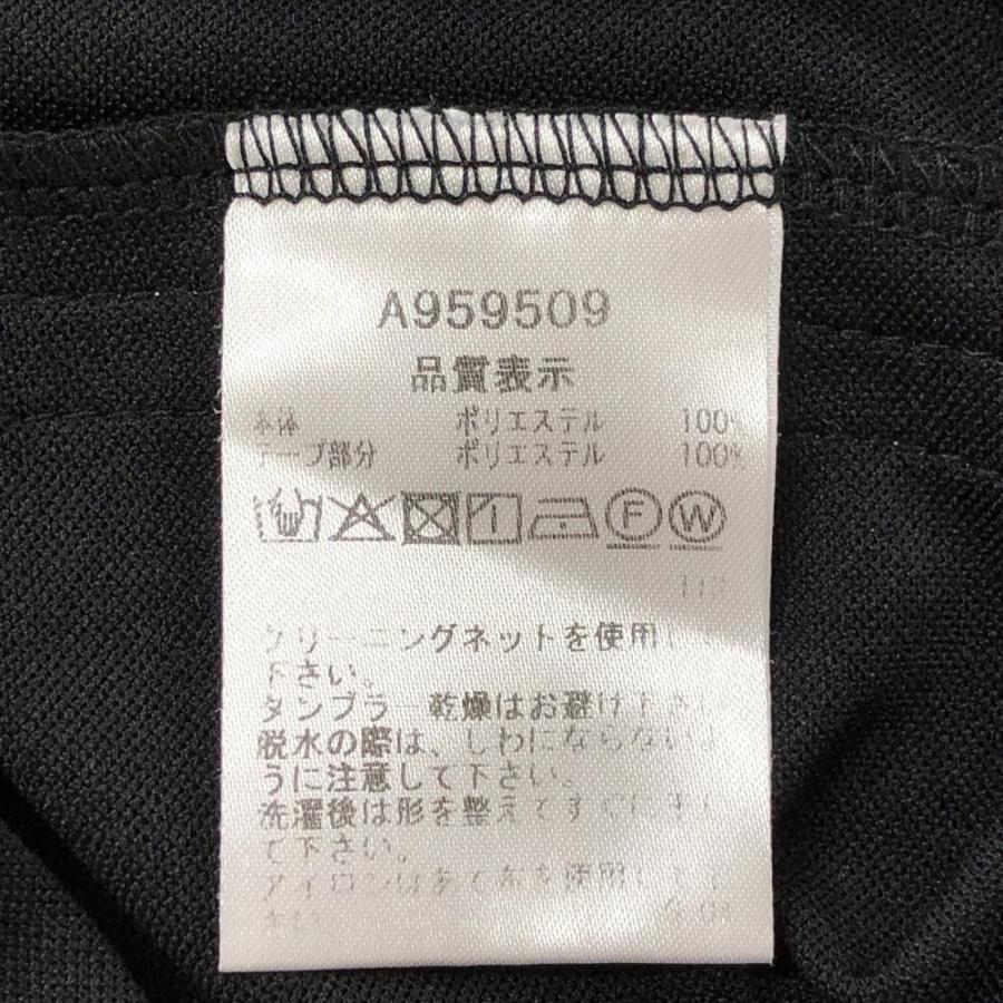archivio アルチビオ ノースリーブシャツ 黒×シルバー サイドロゴ