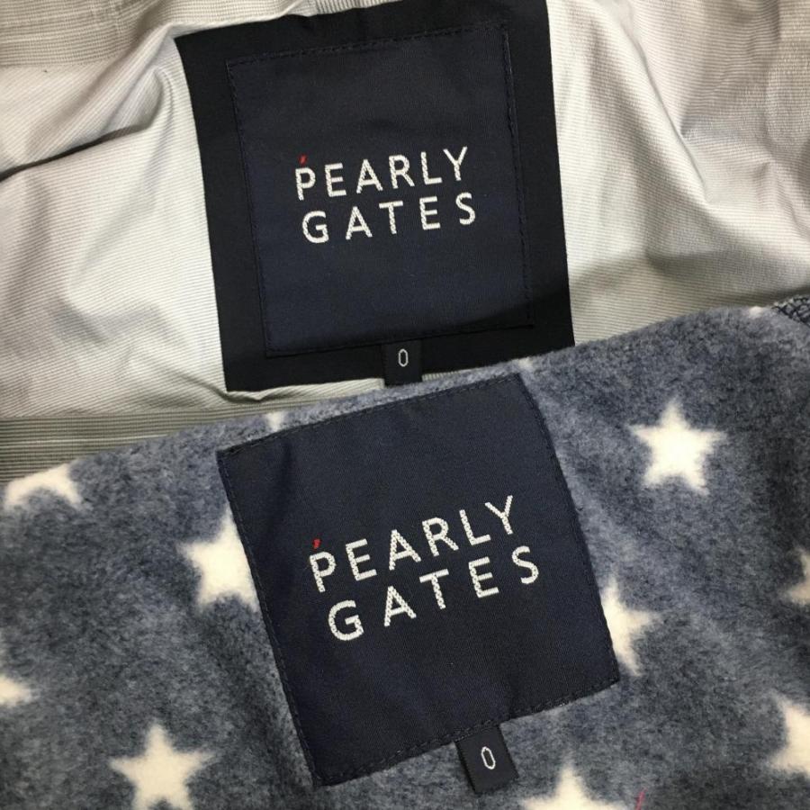 PEARLY GATES パーリーゲイツ 4WAYジャケット ネイビー×白 PEARLY GATES パーリーゲイツ 4WAYジャケット ネイビー×白