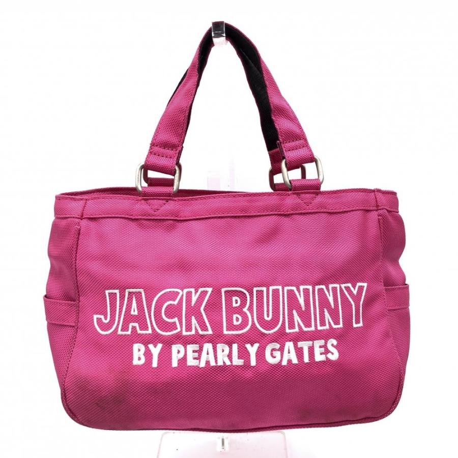 Jack Bunny!!（ジャックバニー） カートバッグ ピンク×白 内サイド